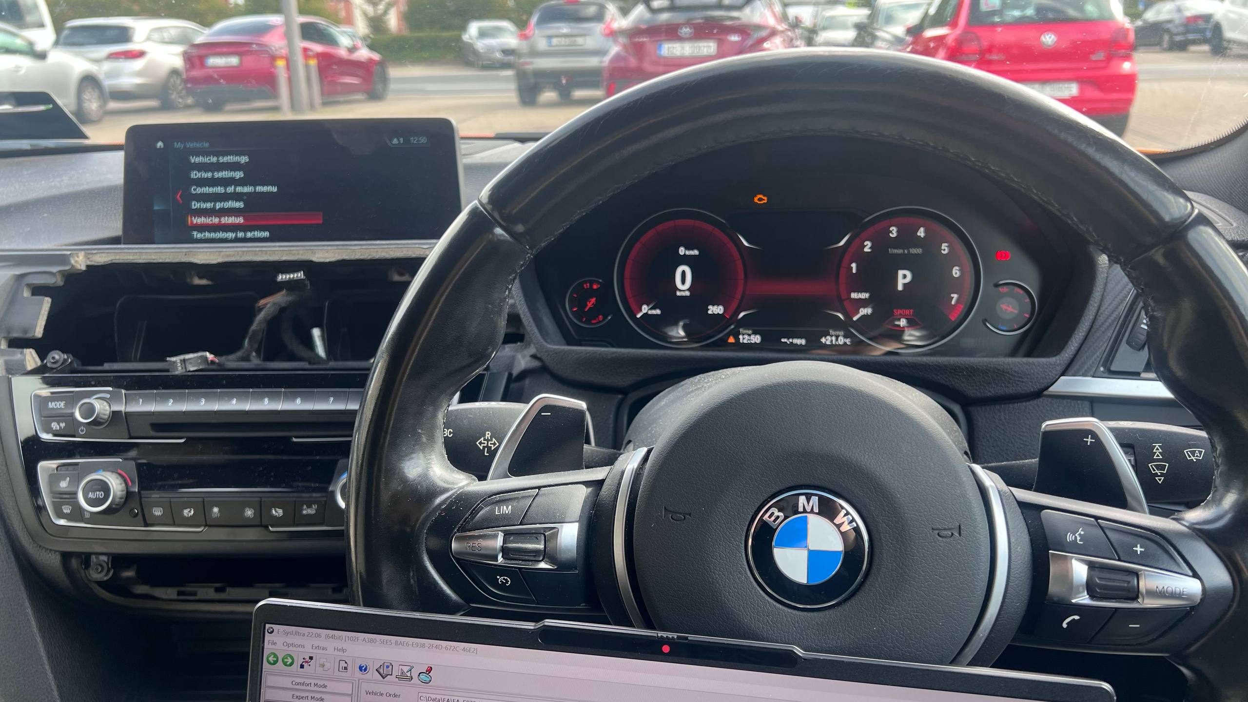 F36 ID4 to ID6 update + Fullscreen Apple CarPlay + 6WB cluster retrofit